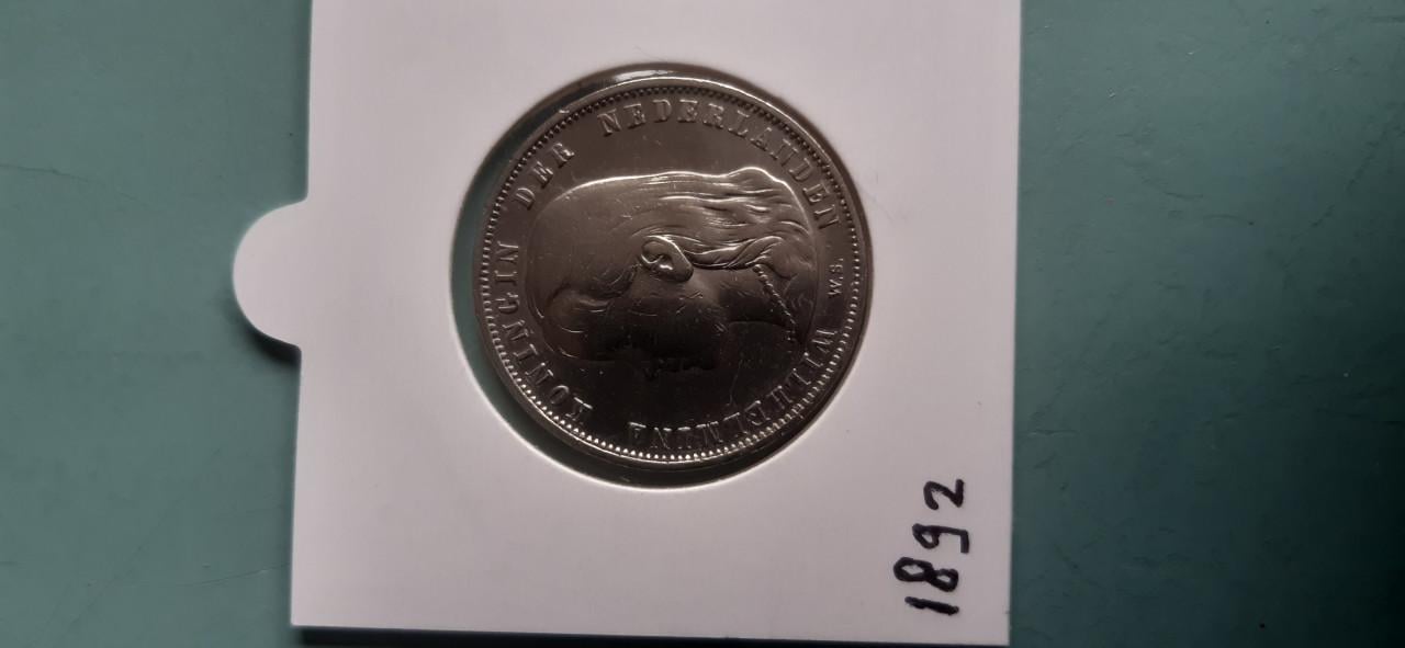 Gulden wilhelmina 1892
