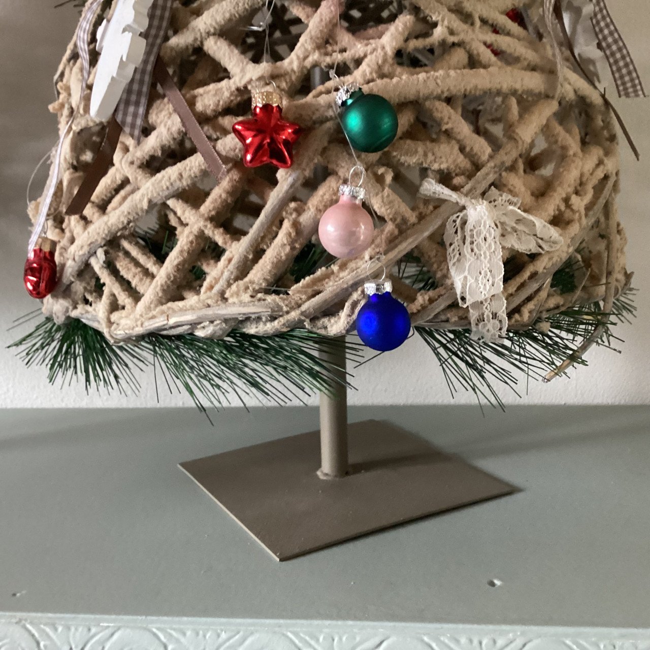 2 Stuks aparte kerstboompjes