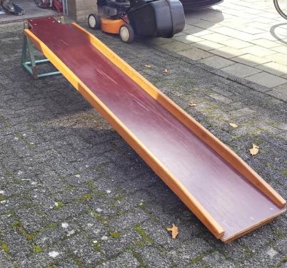 Houten glijplank
