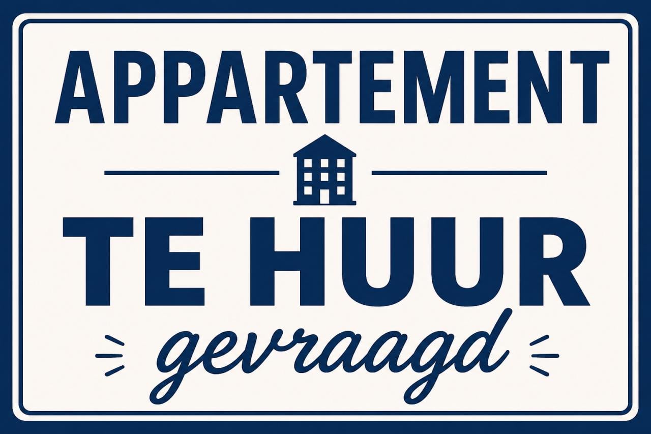 Te huur gevraagd  appartement