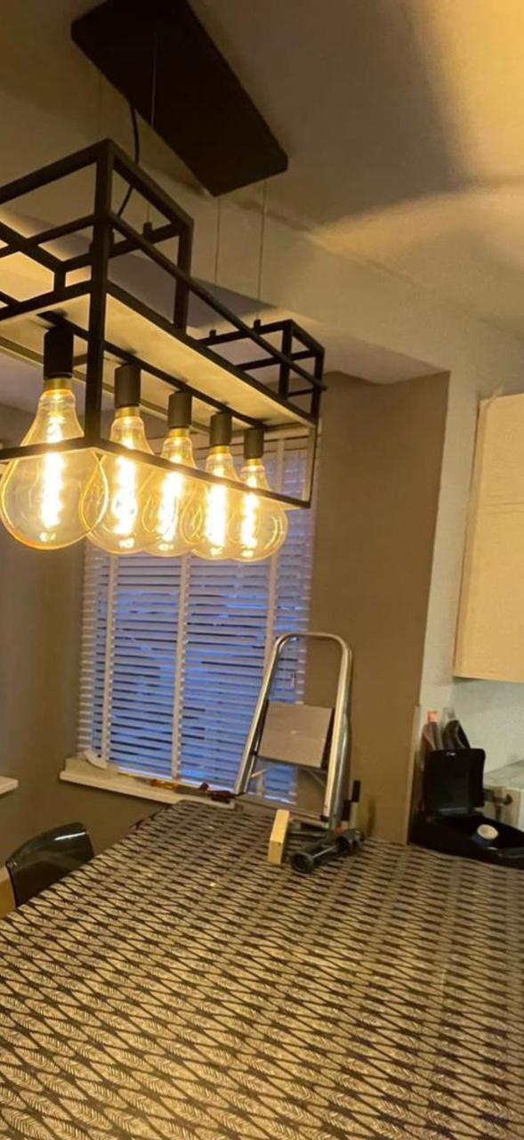 Industriële eettafellamp