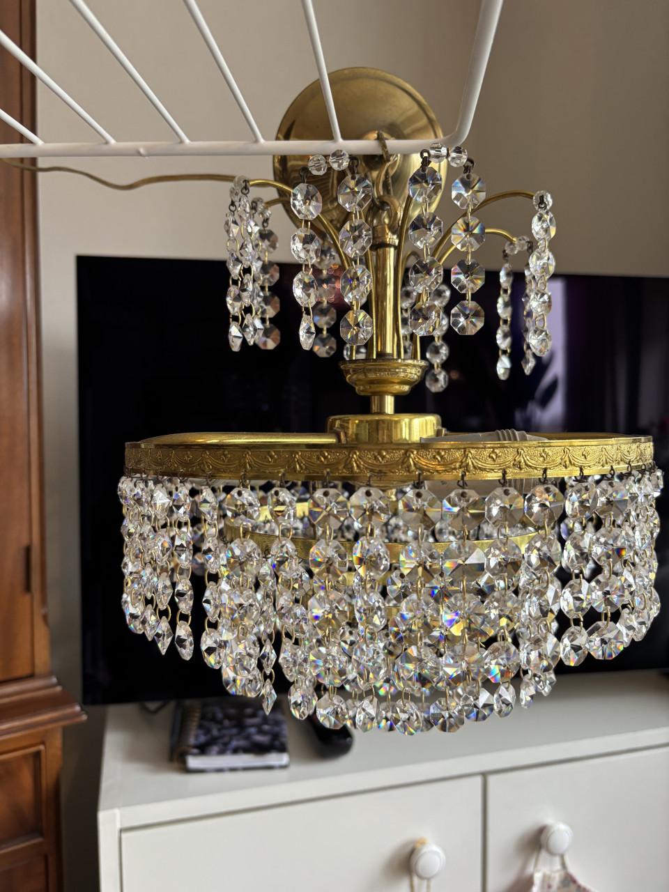 SCHITTERENDE ECHT KRISTALLEN KROONLUCHTER