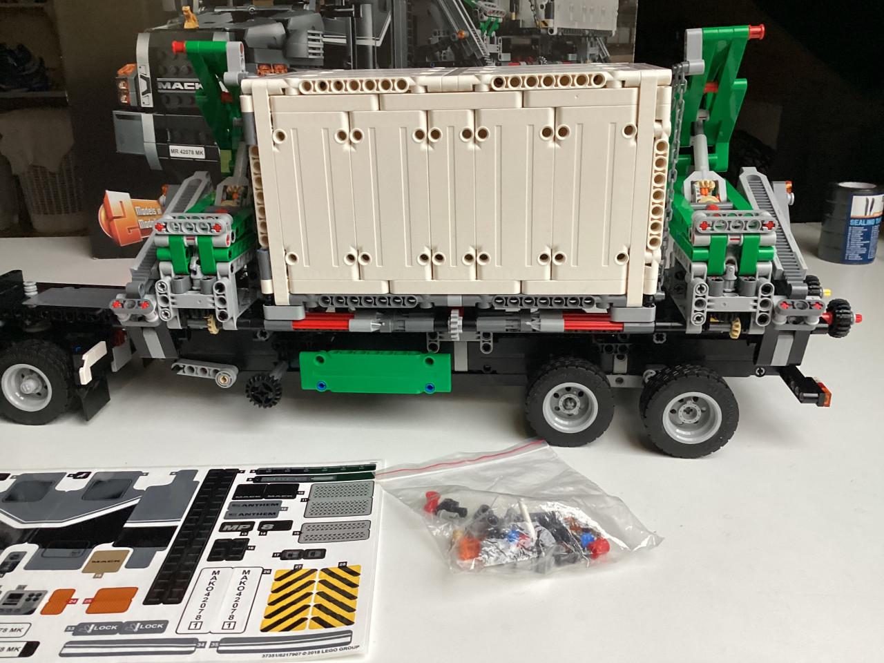 Lego Technic set 42078 Mack Anthem, in nieuwstaat, 1x gebouwd.