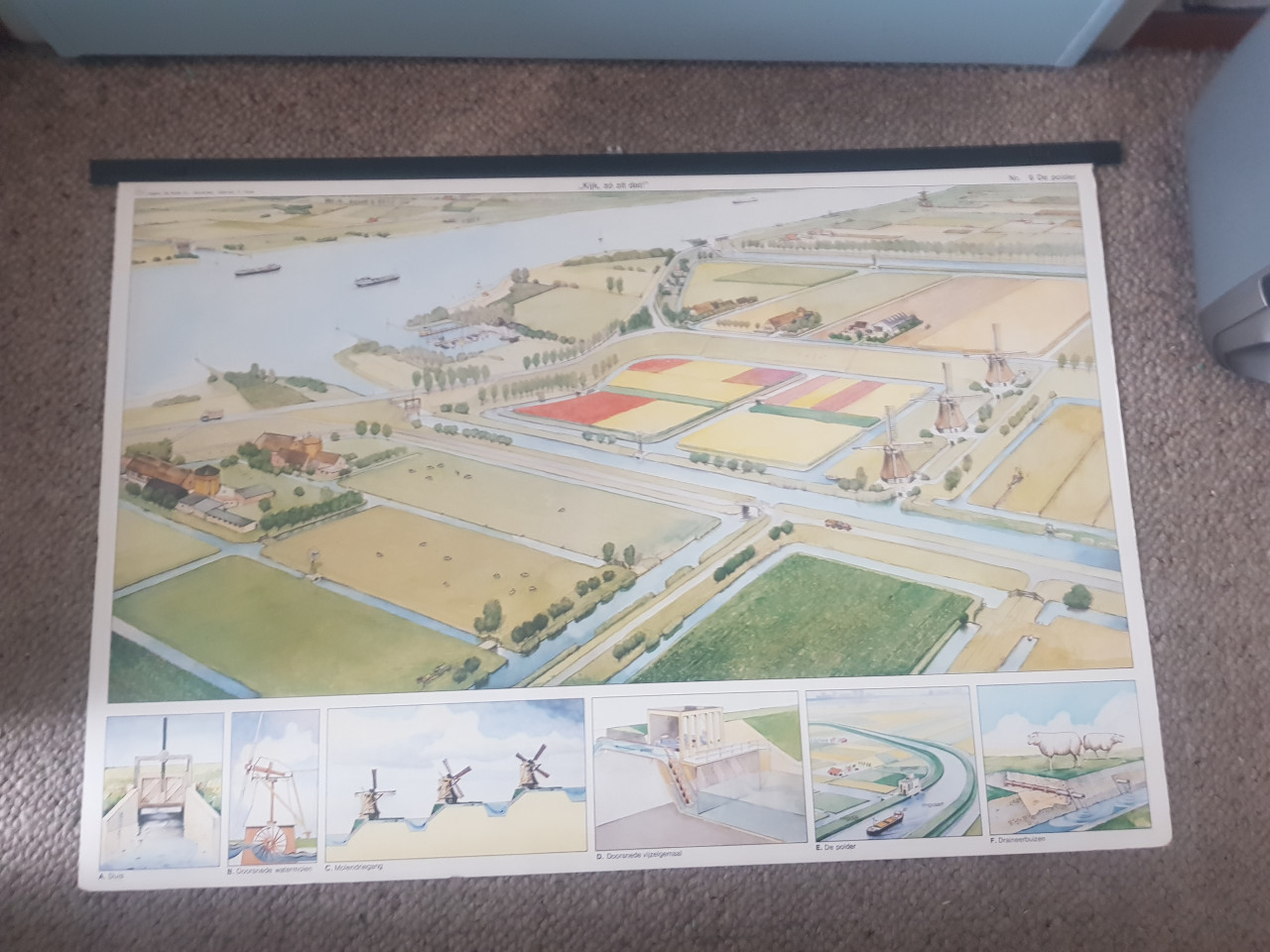 3 koffers met schoolplaten