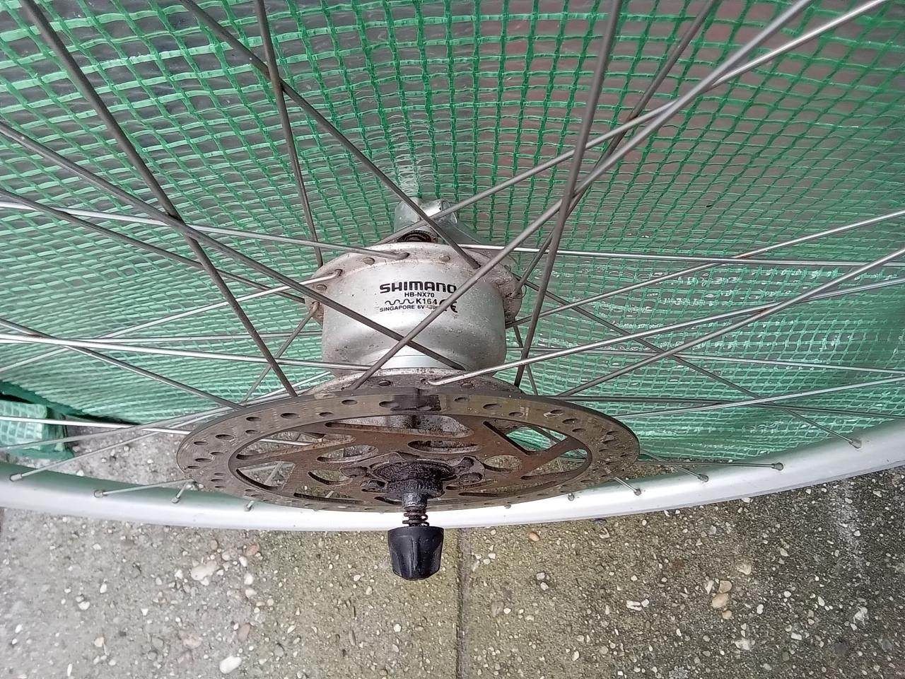 28inch voor en achterwiel naafdynamo schrijfrem 8 speed cassette uitvalnaaf