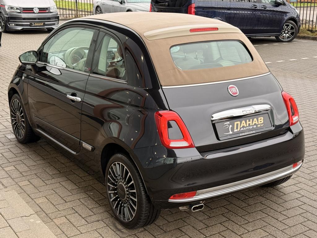 Fiat 500 cabrio lounge 1.2 | automaat | parkeersensoren | led | bluetooth |