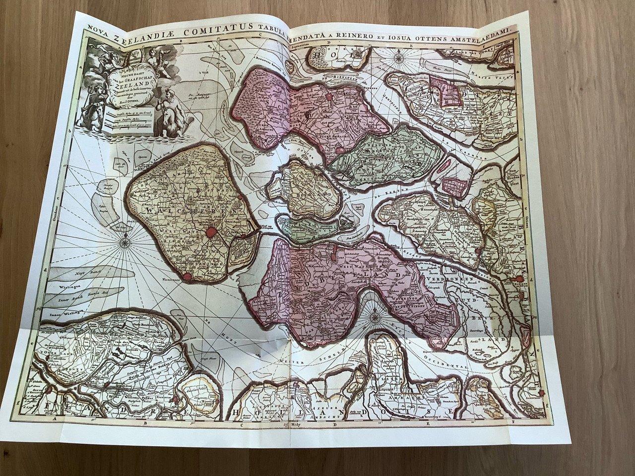 Atlas van Zeeland. Facsimile 1975. Naar stuatie 174-1752. Hattinga