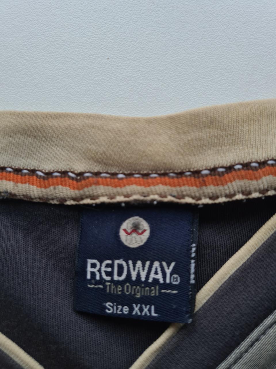 Antraciet grijs poloshirt van Red way Maat XXL