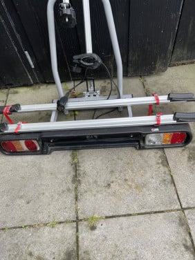 Te koop fietsdrager voor twee fietsen bijna nieuw