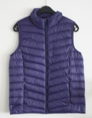 Donkerblauwe bodywarmer maat s