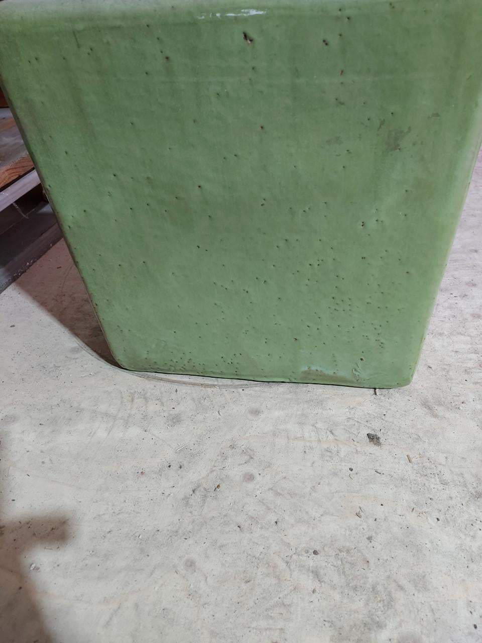 Set groene bloembakken