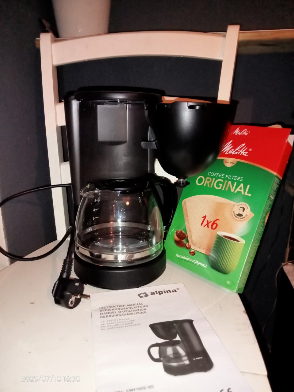 Nieuw koffiezetapparaat compleet met filters