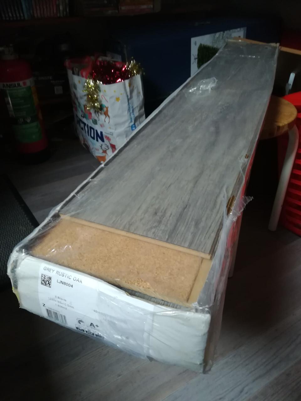 Pvc laminaat vloer gebruikt