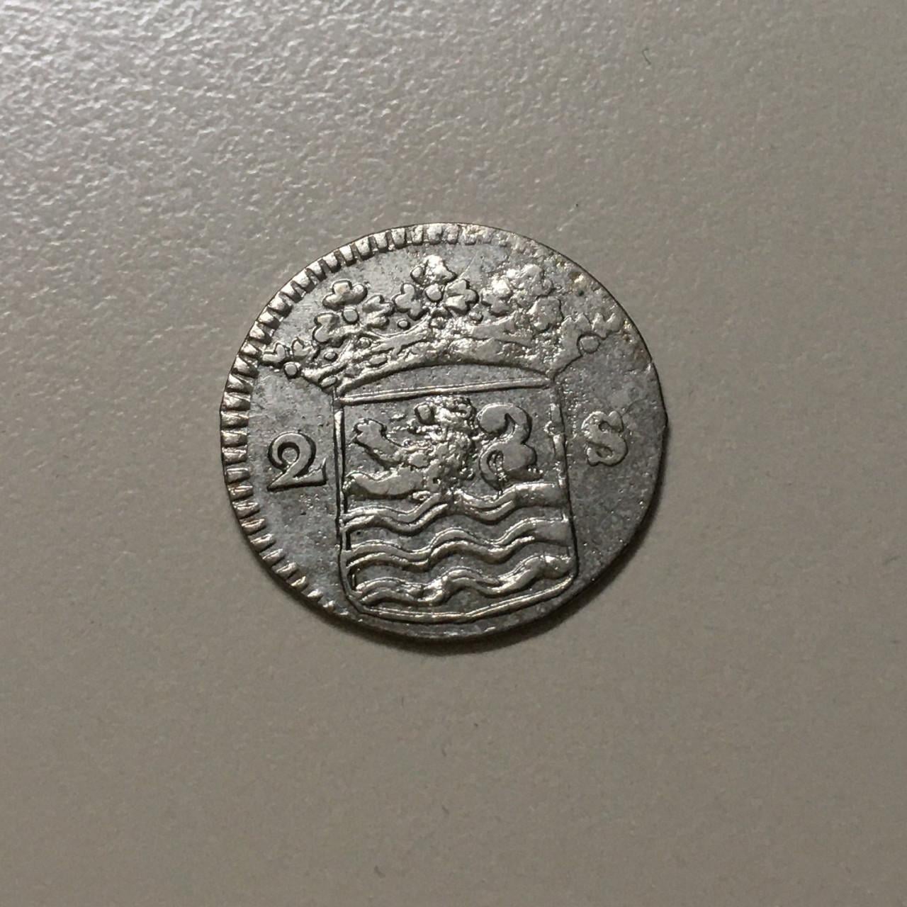 3 zilveren Dubbele Wapenstuivers Zeeland (1726, 1727, 1728)