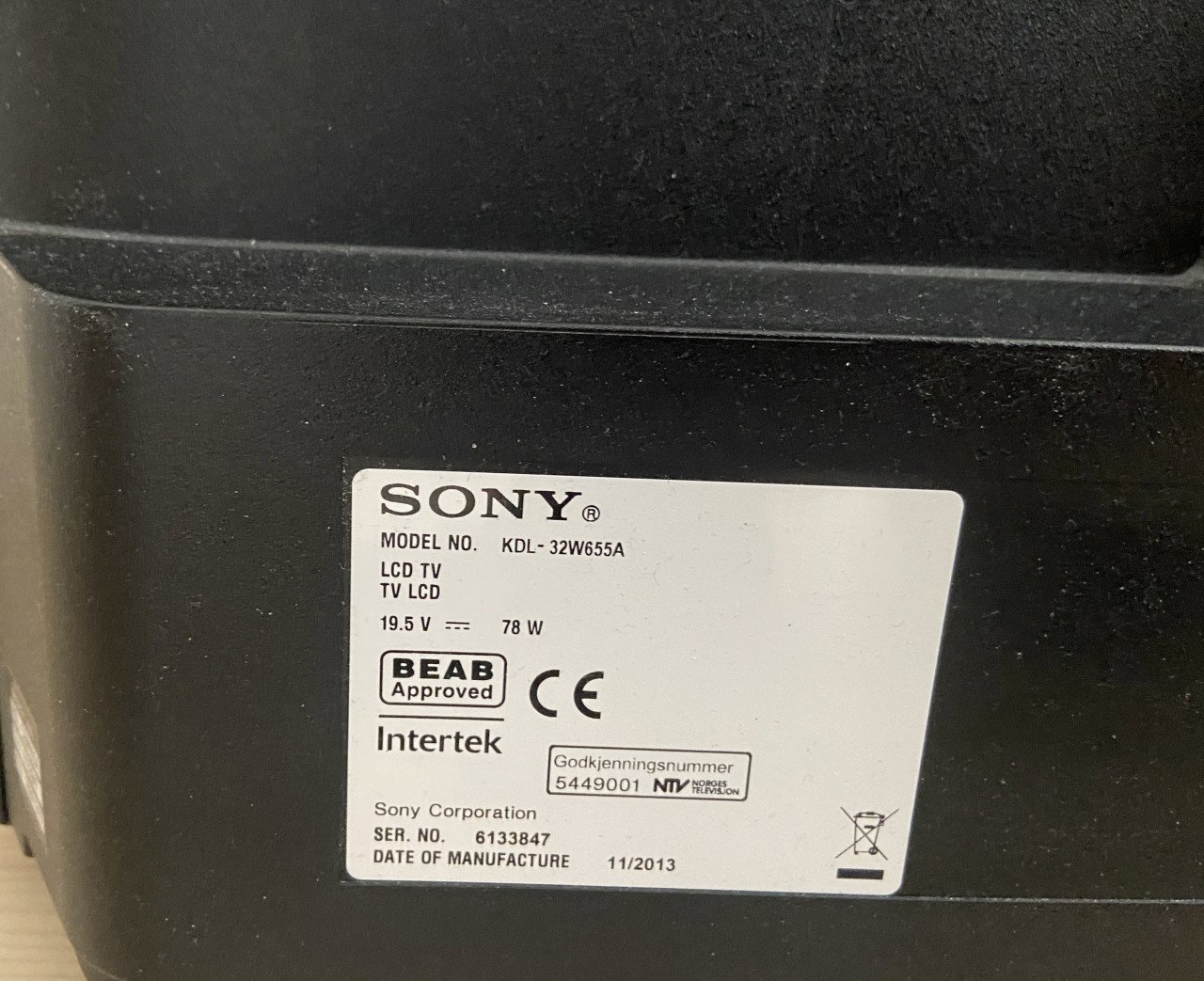 Sony Smart TV 81cm Wifi