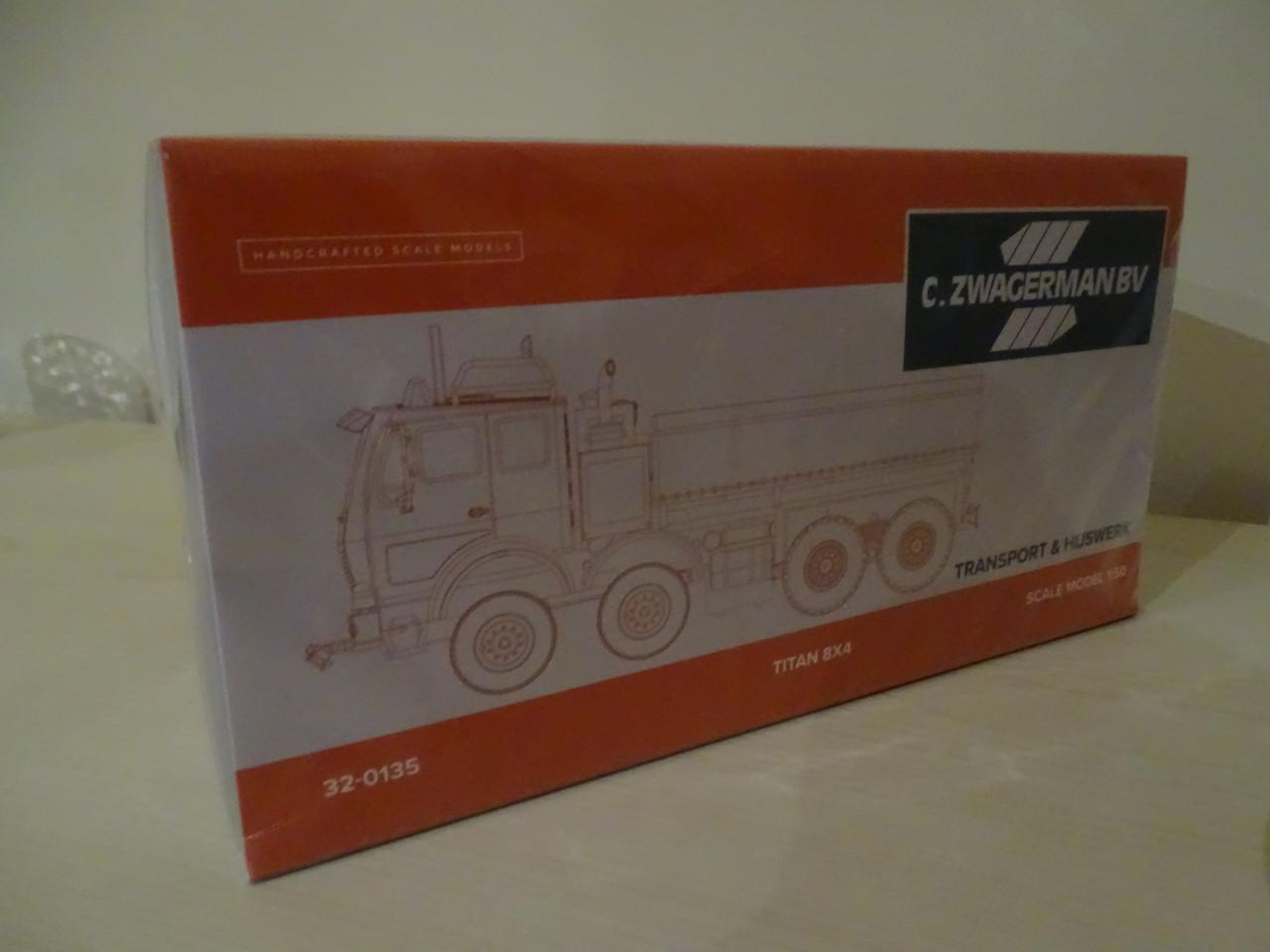 Titan 8x4 zwaar transport truck C Zwagerman nieuw in OVP