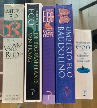 5 romans Umberto Eco (€ 15,- voor 5)