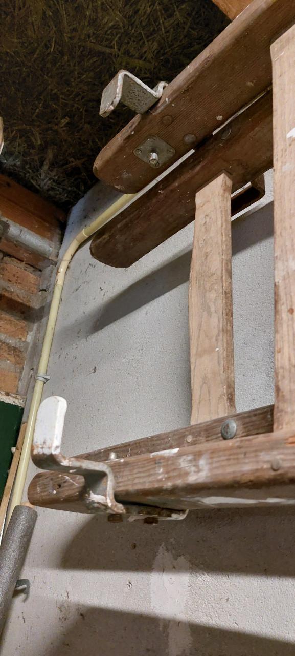 Houten opsteekladder