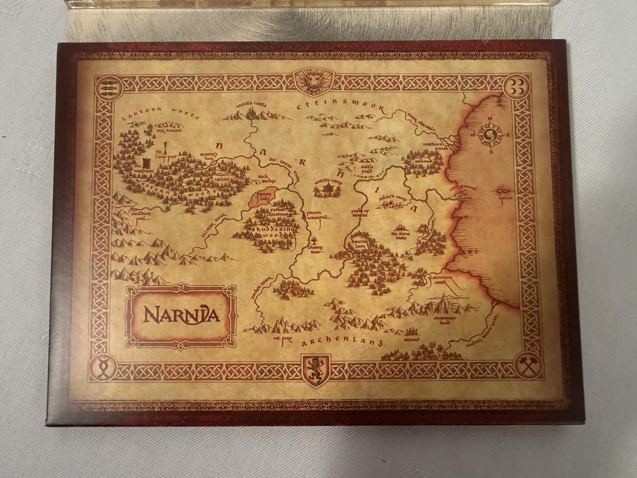 Narnia 4 Disc Extended Edition Luxe DVD Box Compleet