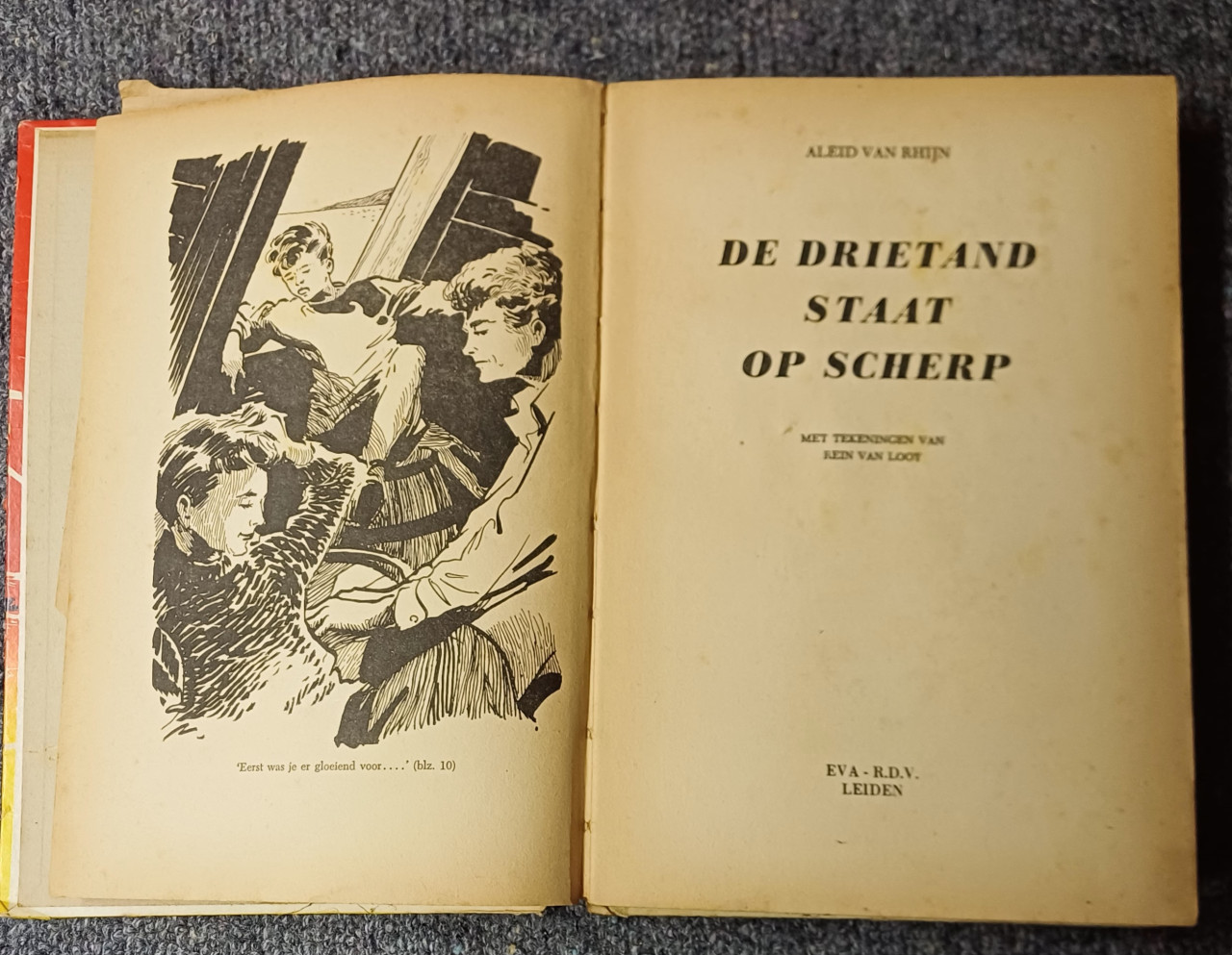 De drietand staat scherp