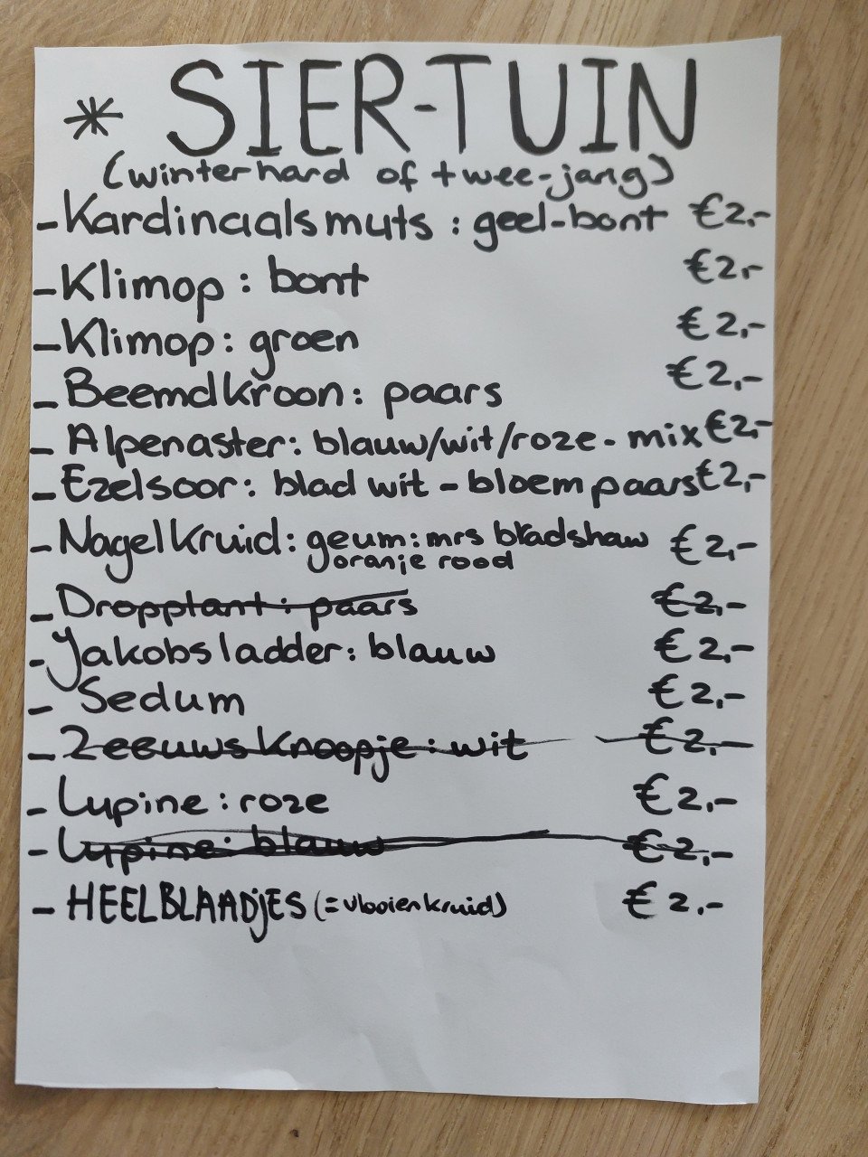 SIERTUIN EN MOESTUIN PLANTEN + BOMEN bij DE VOORDEUR