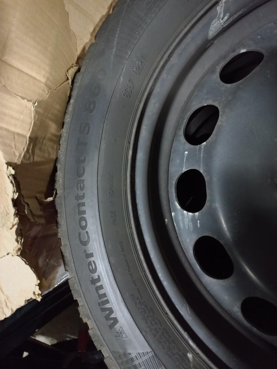 Set winterbanden 205/55/16 op velg voor Skoda, Volkswagen, Seat, Audi, enz.