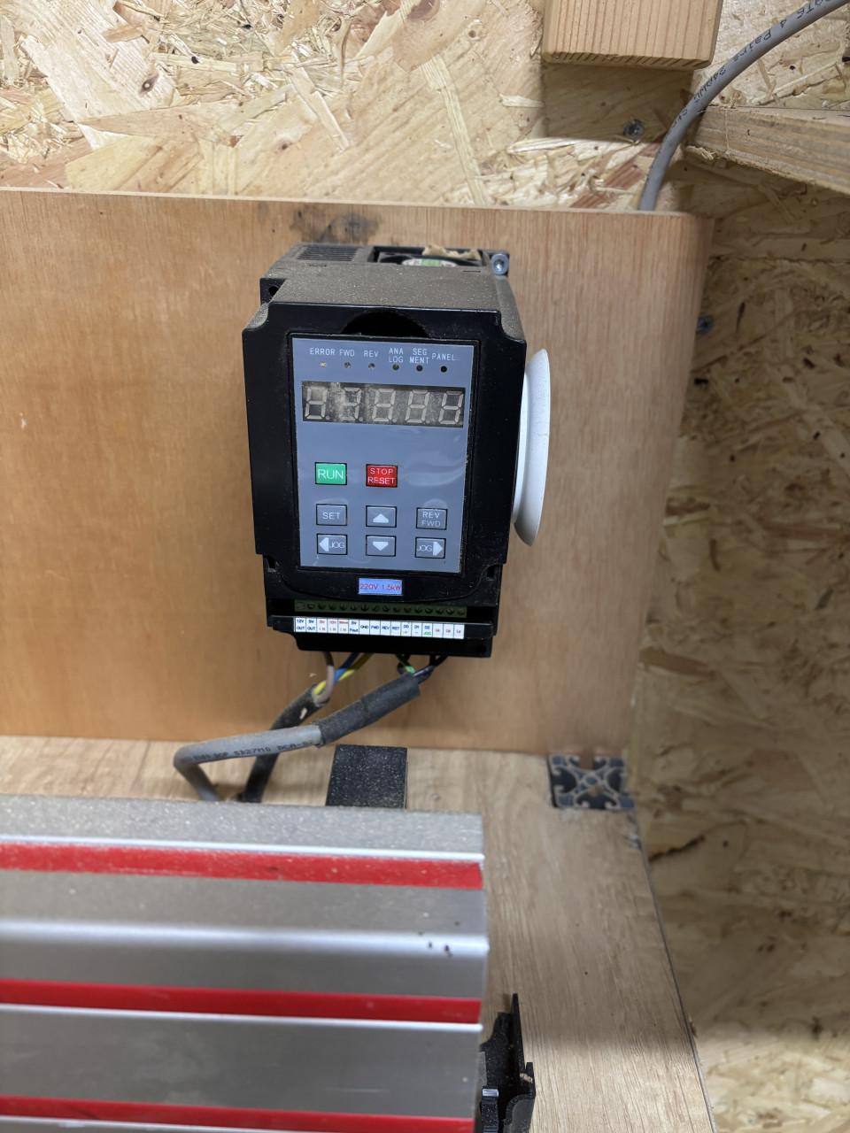 CNC frees werkgebied 60x90cm, 1,5kw spindel, Nema 23