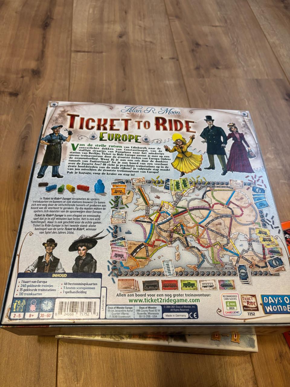 Ticket to ride Europe