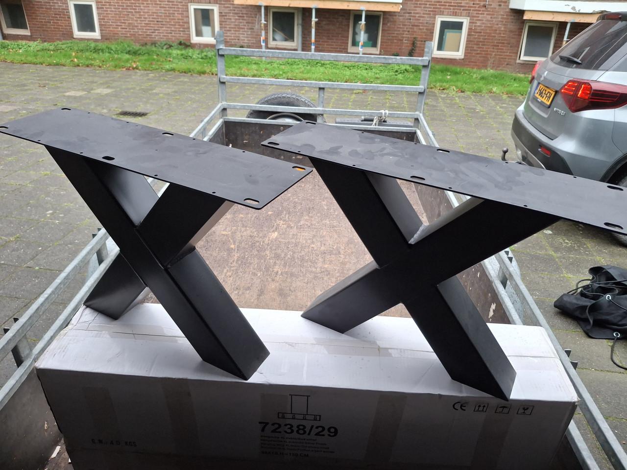 Onderstellen salontafels Wit en zwart Nieuw