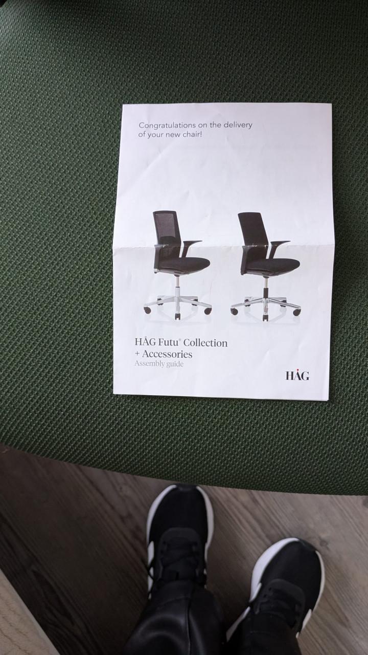 Bureaustoel van kwaliteitsmerk HAG (model Futu)