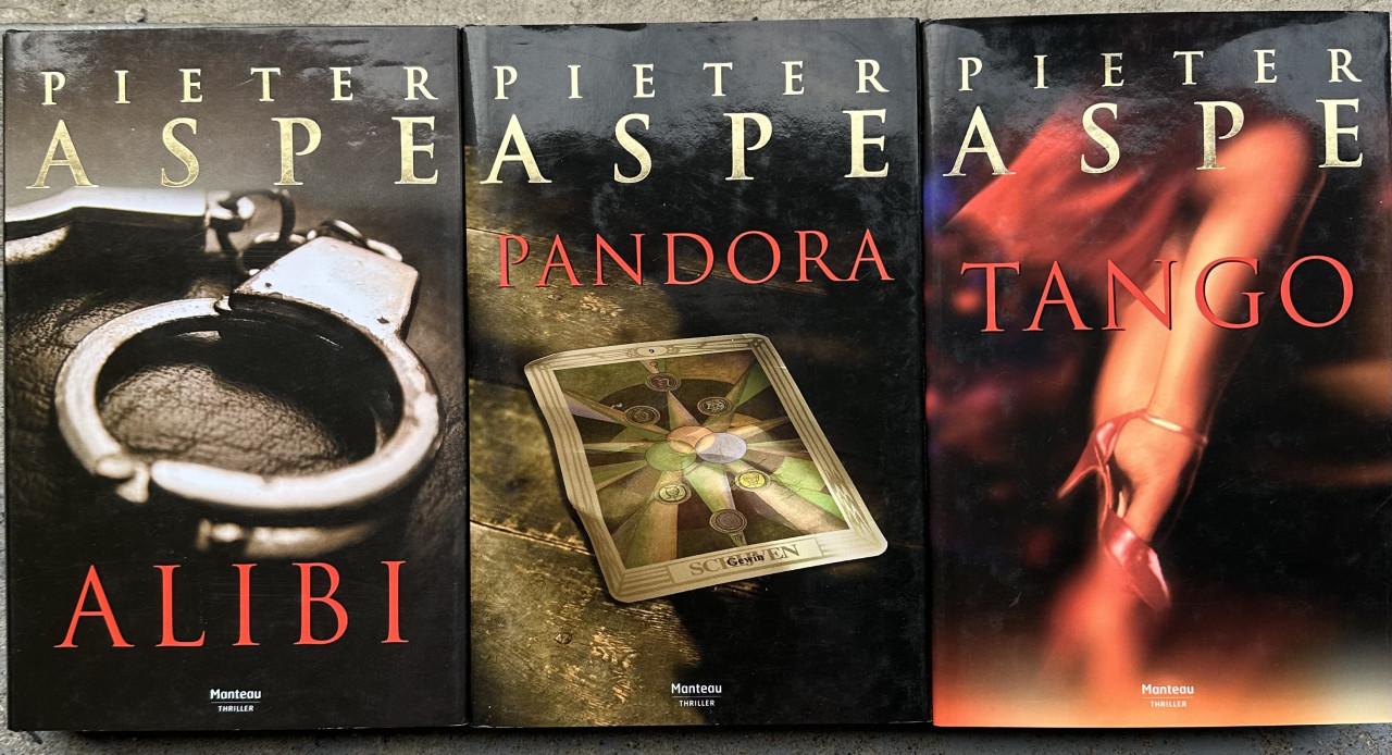 3 thrillers Pieter Aspe (luxe uitvoering) 3 voor 5 euro of 2 euro per stuk