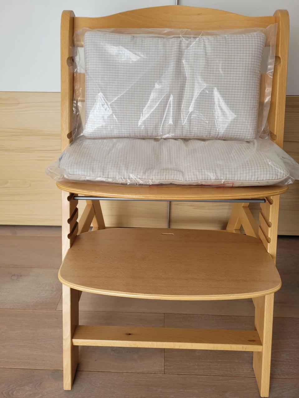 Hauck Beta+ meegroei kinderstoelset - naturel hout