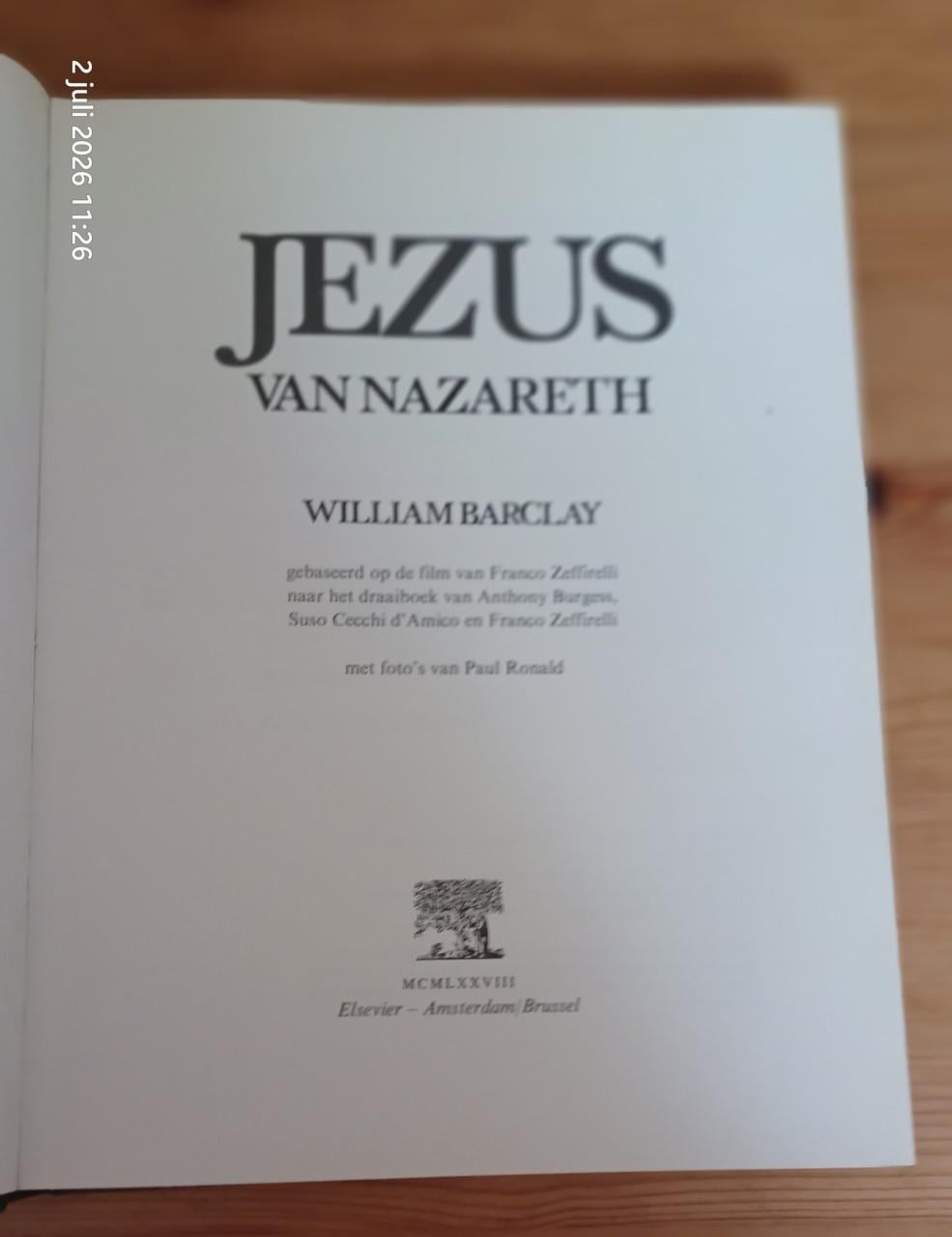 Boek JEZUS van Nazareth
