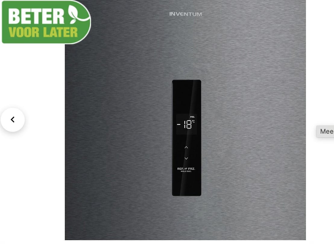🧊 INVENTUM VR1850B – ZWARTE NO FROST VRIESKAST MET 5 JAAR GARANTIE! 🧊 💥