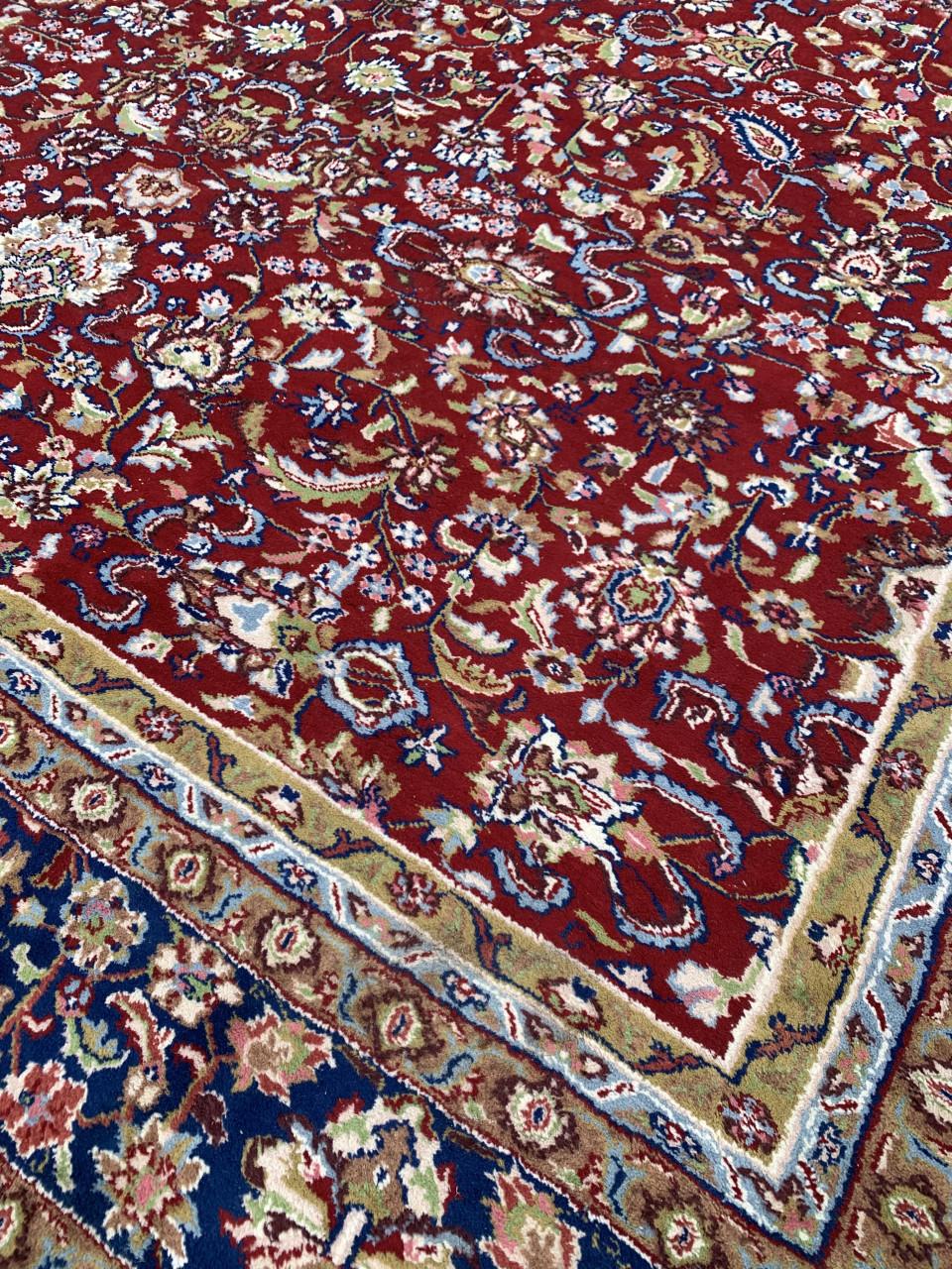 ❣️Mega Groot Handgeknoopt Vintage Vloerkleed❣️400x310 cm❣️