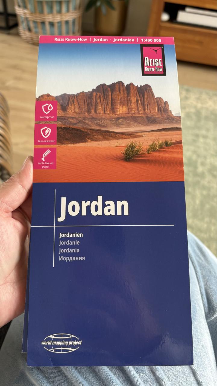Routekaart Jordanië