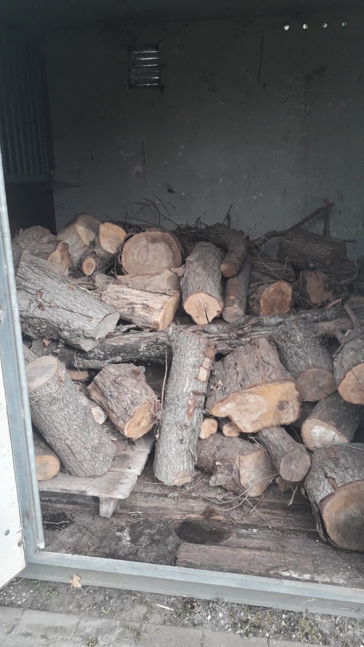 Openhaard hout, stammen, hout - rond 5M2