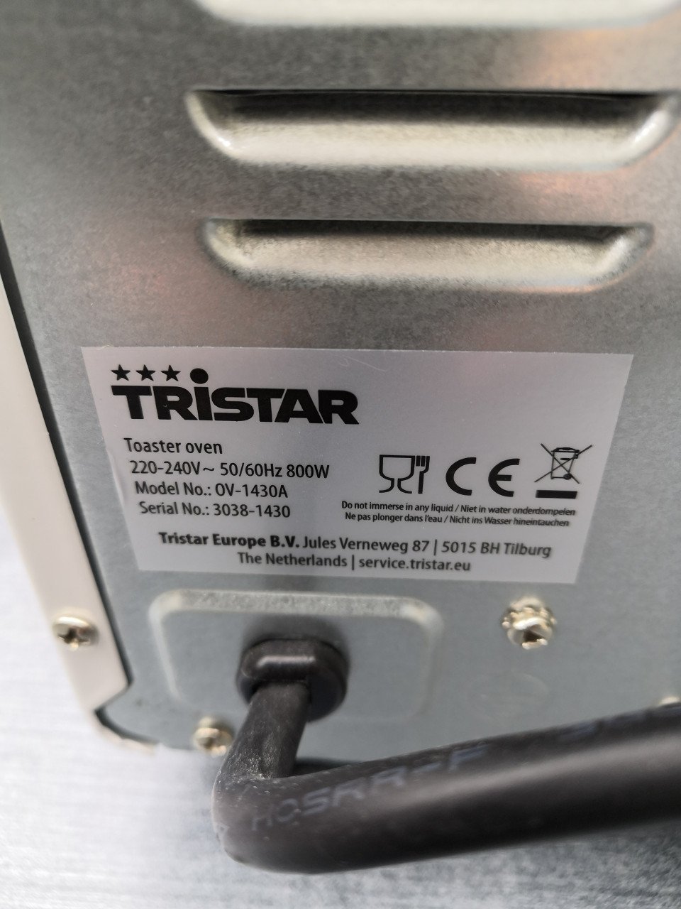 Tristar mini-oven