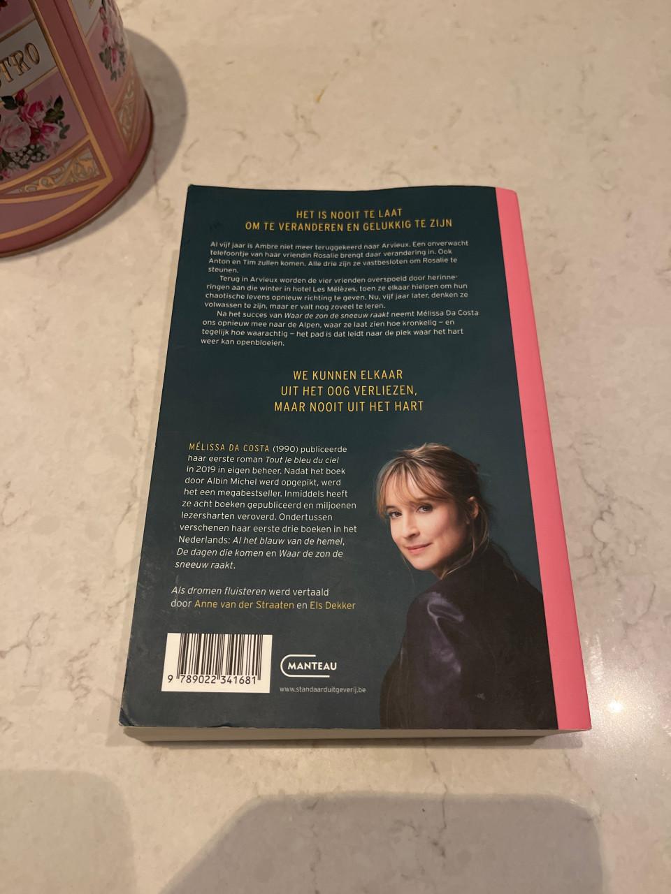 Boek “Als dromen fluisteren” Melissa da Costa