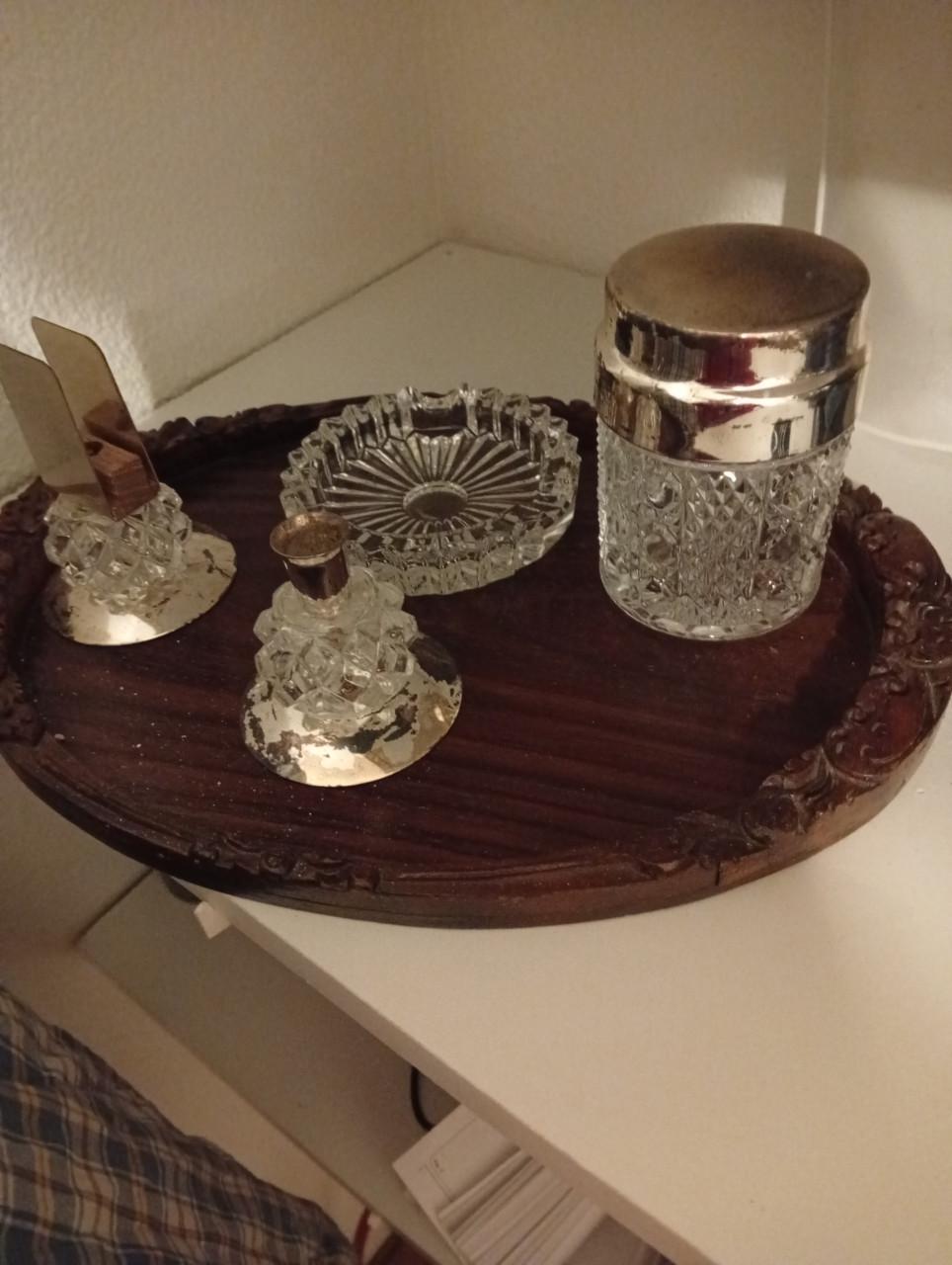 Mooi ouderwets rookstel