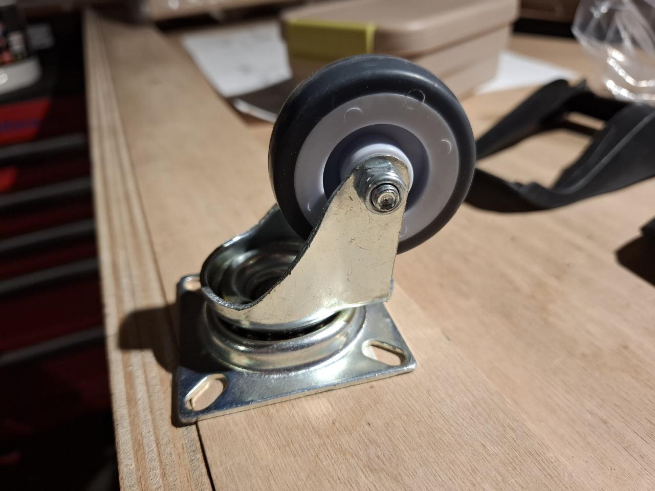Zwenkwielen met lager nieuw 5 stuks