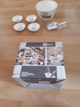 GUSTA notenverwarmer set 6-delig NIEUW IN DE DOOS