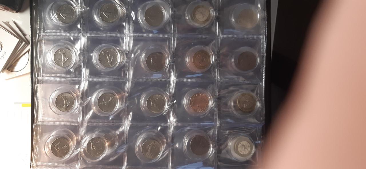 Map met oude munten buitenland