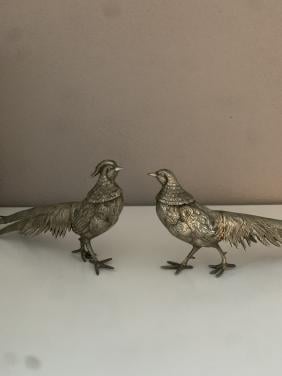 Verzilverde Fazanten