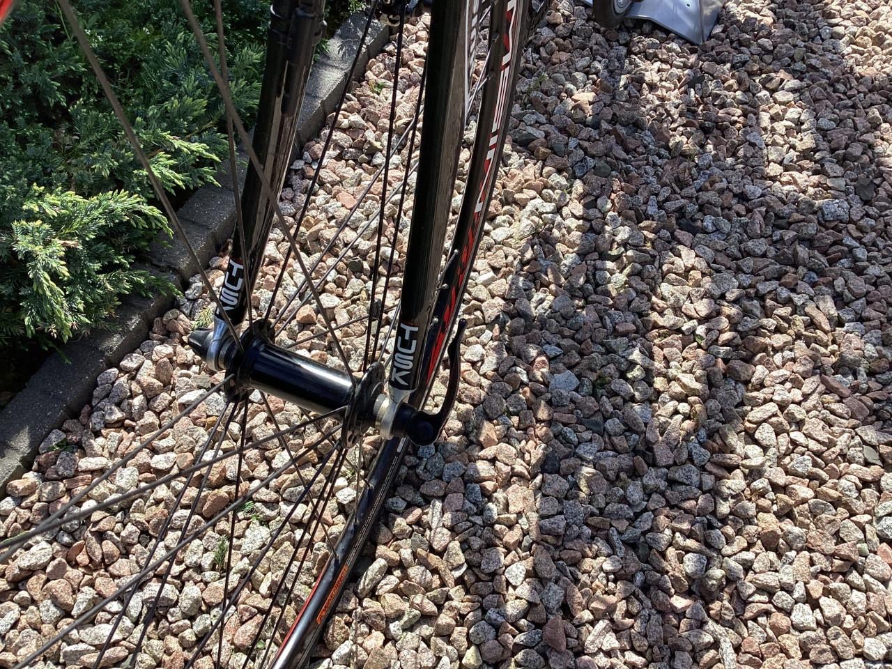 Retro Huissoon racefiets, in zeer goede staat, Columbus Tusk carbon vork