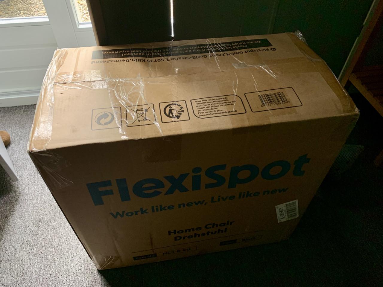 Loungestoel / bureaustoel HC3 - zwart - FlexiSpot - nieuw