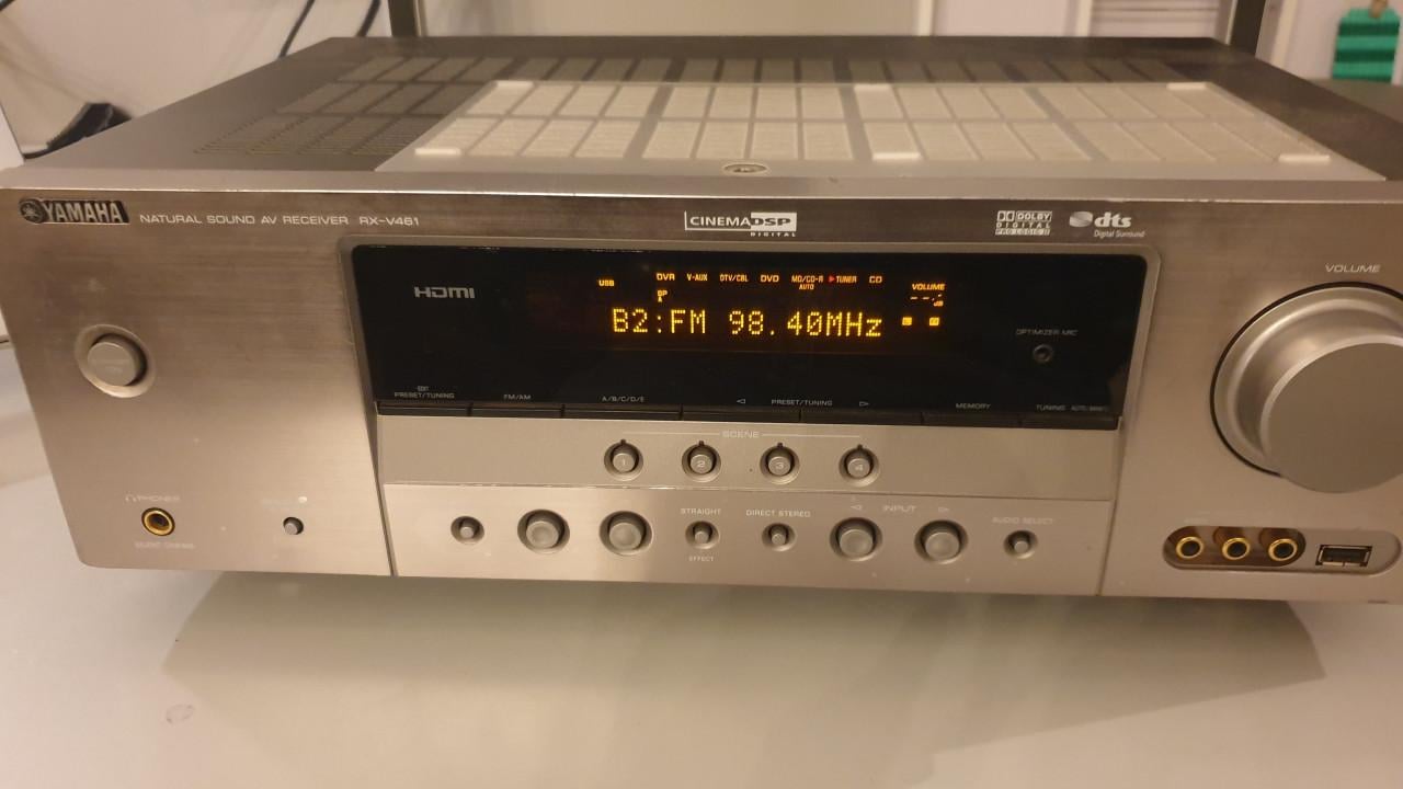 Yamaha RX-V461 receiver home cinema hdmi -  werkt niet goed