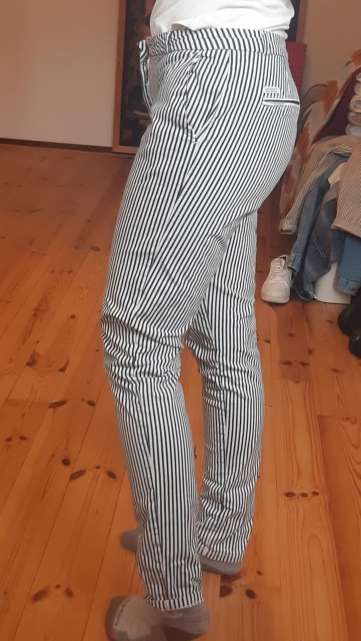 Dames broek chino gestreept Scotch&Soda maat 27/32