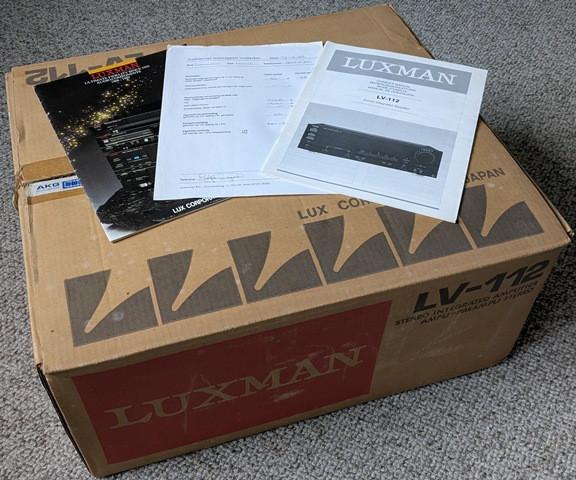 Luxman LV-112 versterker (project)