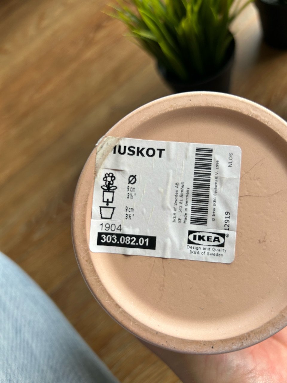 3 kunstplantjes met pot